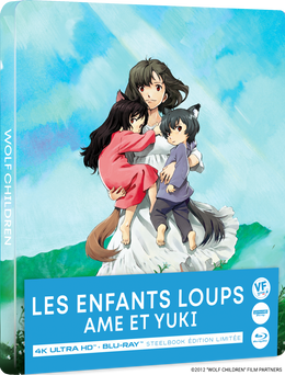 Les Enfants Loups, Ame & Yuki - Édition Steelbook Combo 4K/Blu-ray