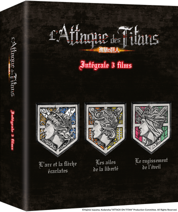 L'Attaque des Titans - Intégrale Films 1 à 3 - Édition DVD