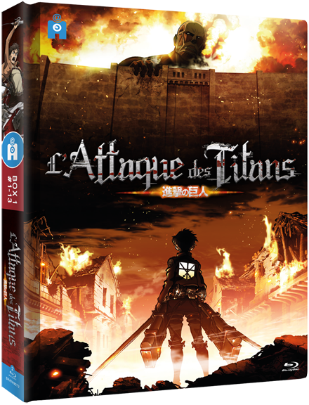 L'Attaque des Titans - série TV - coffret Blu-Ray 1/2