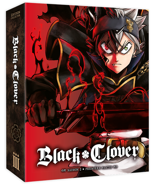 Black Clover Season 2 Blu Ray Black Clover - Edition Collector Saison 2 Box 1/2 Blu-Ray